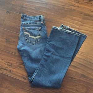 Big Star Women's Boot Cut Jeans - Medium Blue Denim